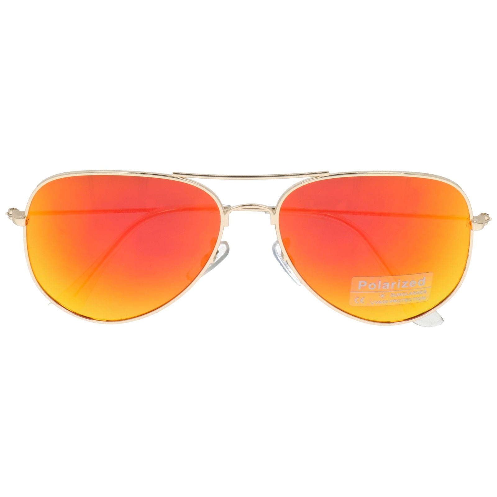 Okulary AVIATOR RED MIRROR