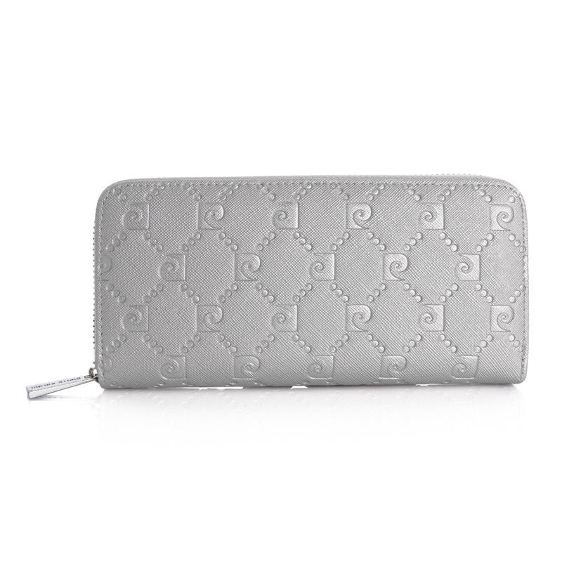 Portfel damski Pierre Cardin srebrny na prezent