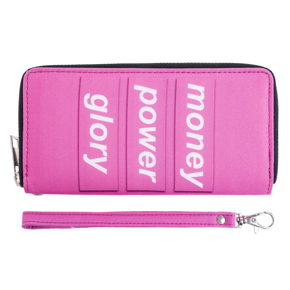 Portfel damski z nadrukiem Money Power Glory