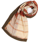 Szal VINTAGE EQUESTRIAN BROWN