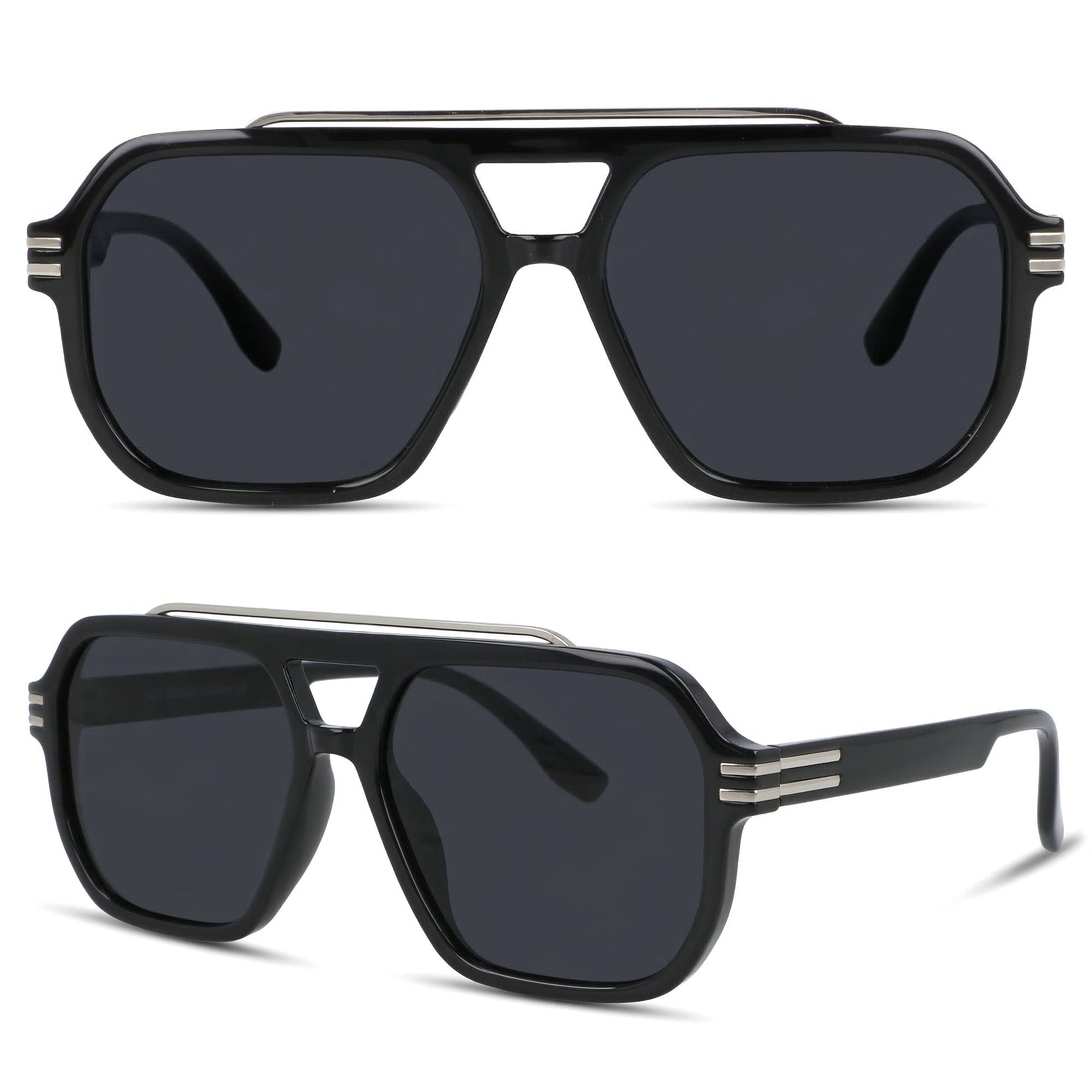 AERO czarne okulary przeciwsłoneczne polaryzacyjne unisex MORAMO