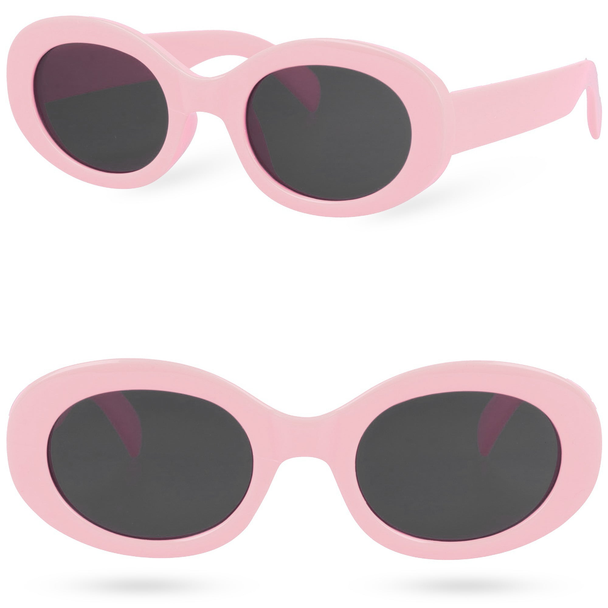 AMELIA PINK owalne okulary przeciwsłoneczne dla dzieci MORAMO