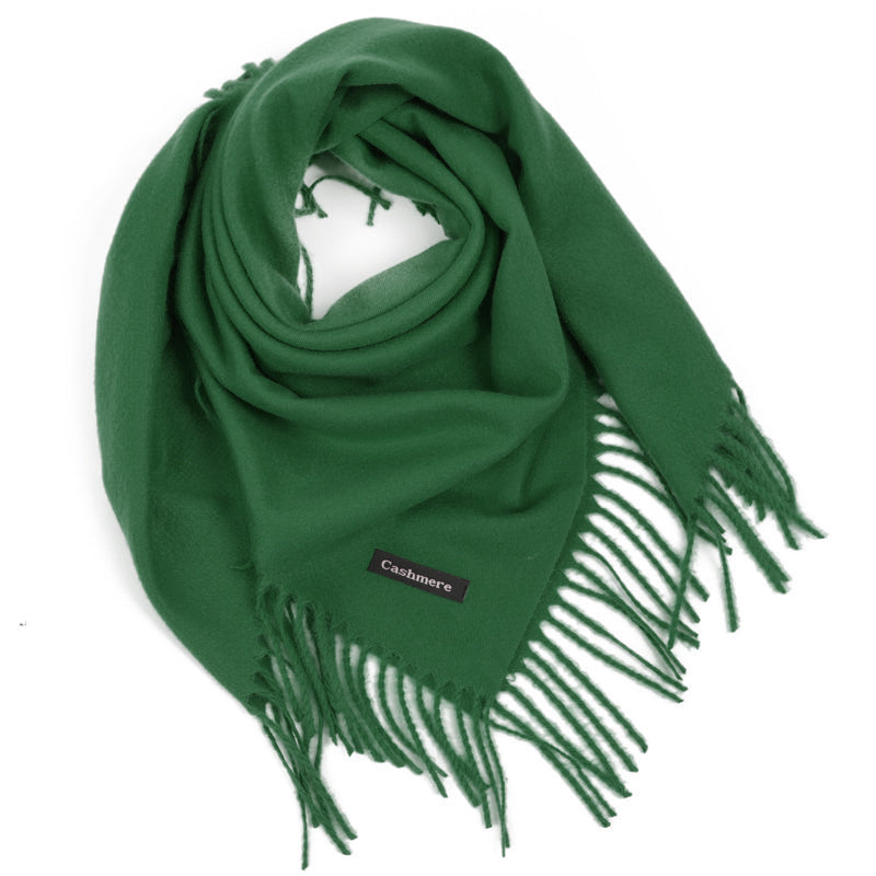 ELEGANT WARMTH zielona damska chusta z wiskozy MORAMO