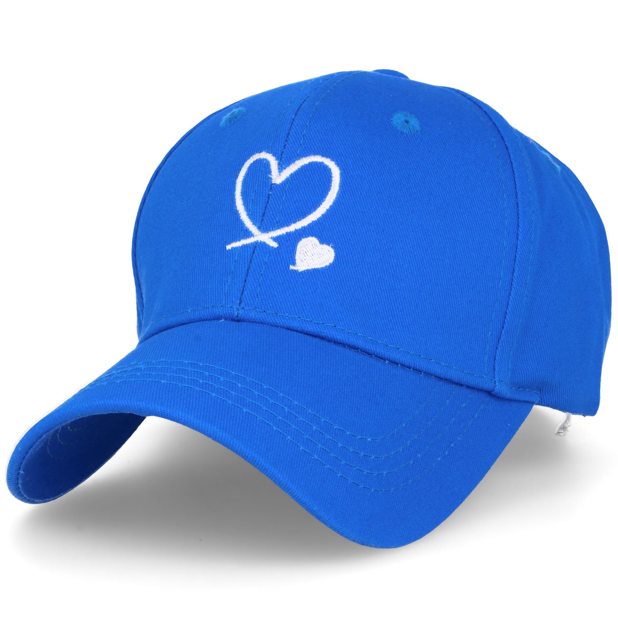 HEART KIDS niebieska czapka z daszkiem dla dzieci MORAMO