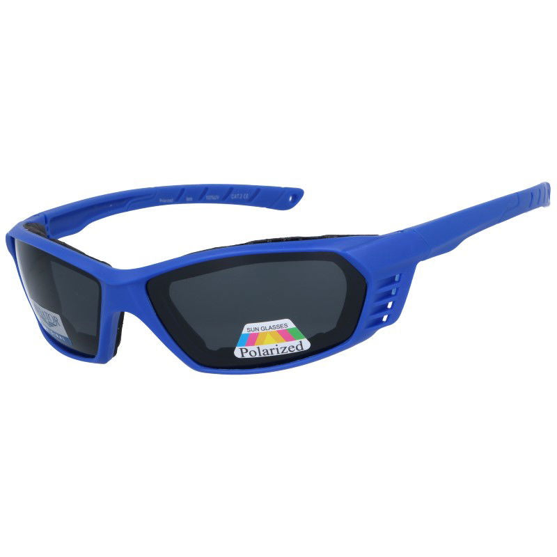 HRYC NAVY niebieskie męskie okulary sportowe polaryzacyjne MORAMO
