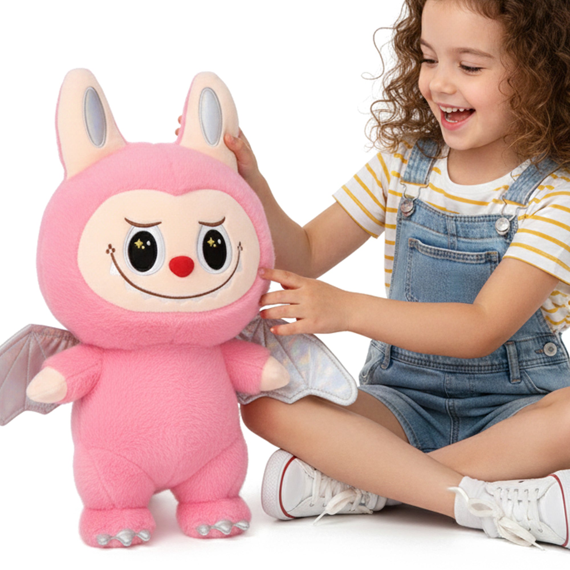 LUNA różowy pluszowy smok maskotka 60cm MORAMO
