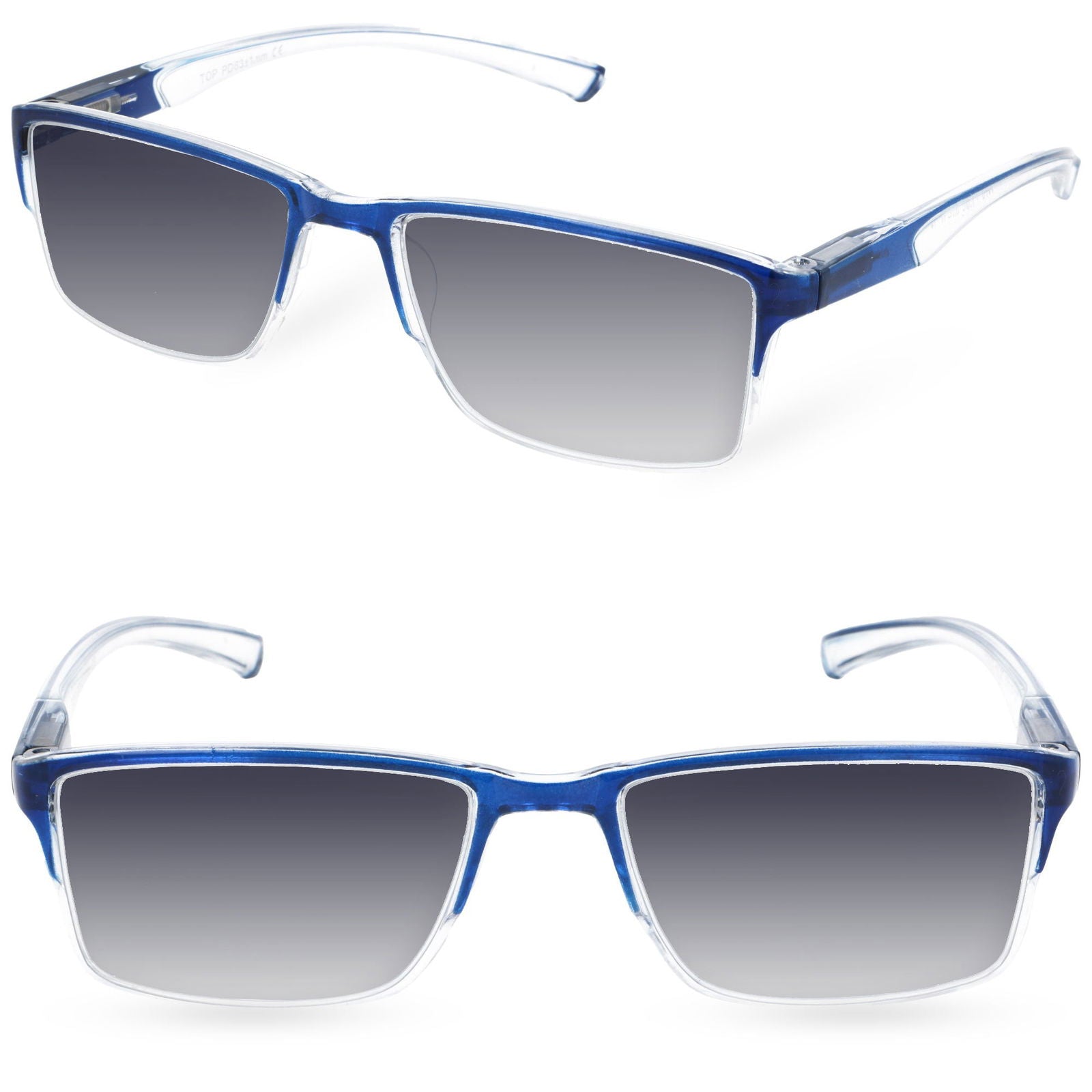 MODEL 5014 granatowe okulary korekcyjne fotochromowe unisex MORAMO