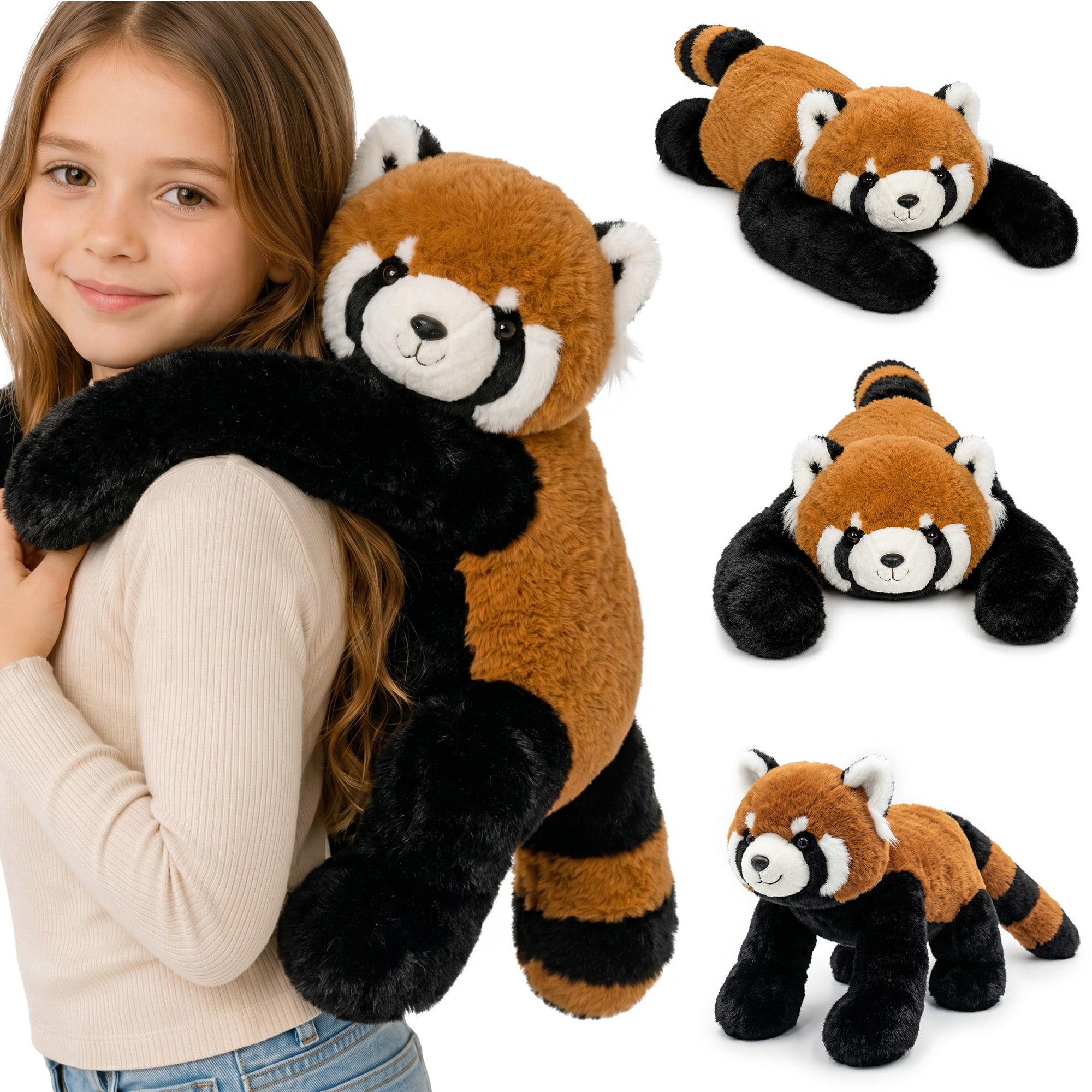 PANDA szary miś obciążeniowy sensoryczny 1kg 58cm MORAMO