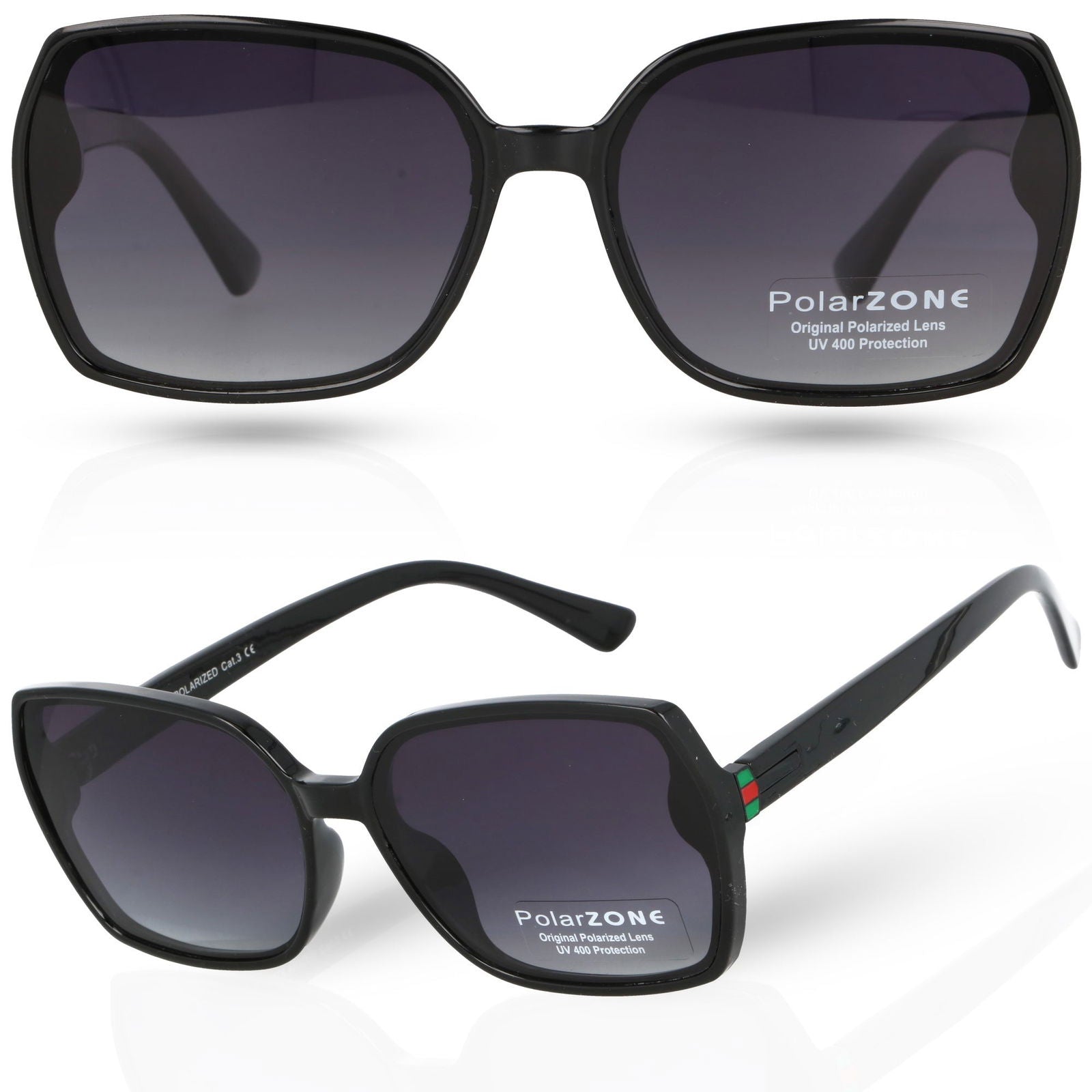 POLAR PEARL czarne damskie okulary przeciwsłoneczne MORAMO