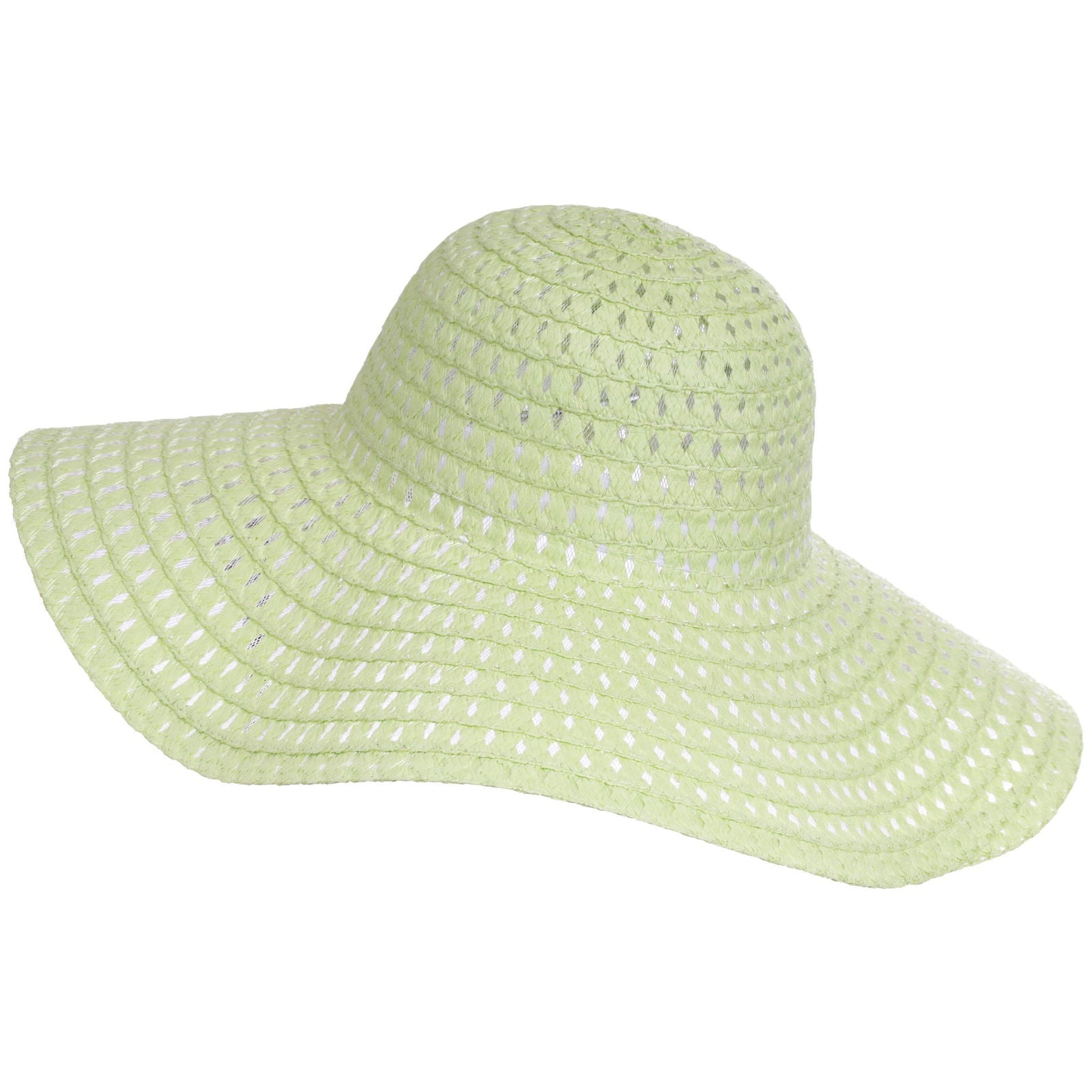 SUNNY MINT letni zielony papierowy kapelusz damski MORAMO