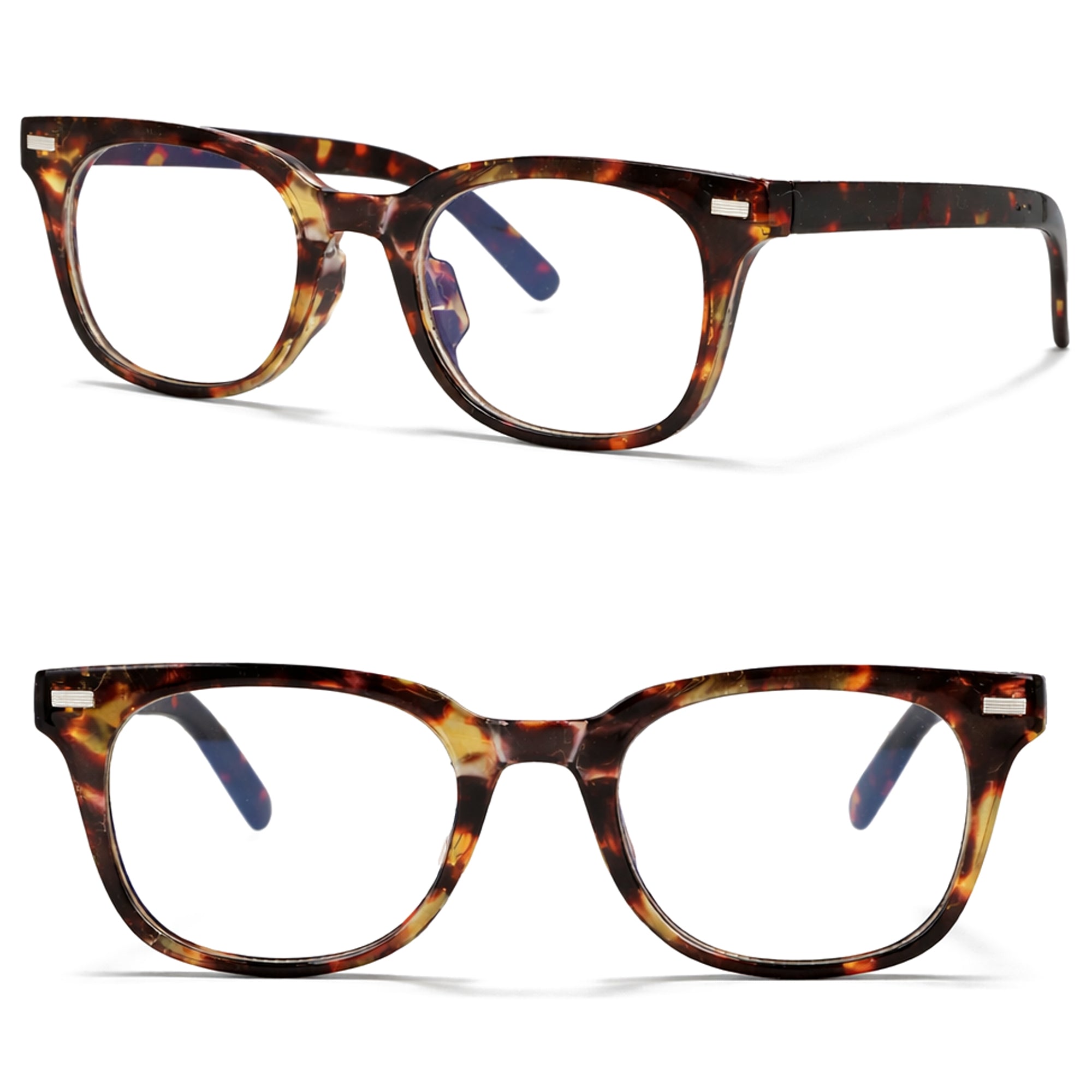 VINTAGE HAVANA brązowe okulary zerówki do komputera MORAMO