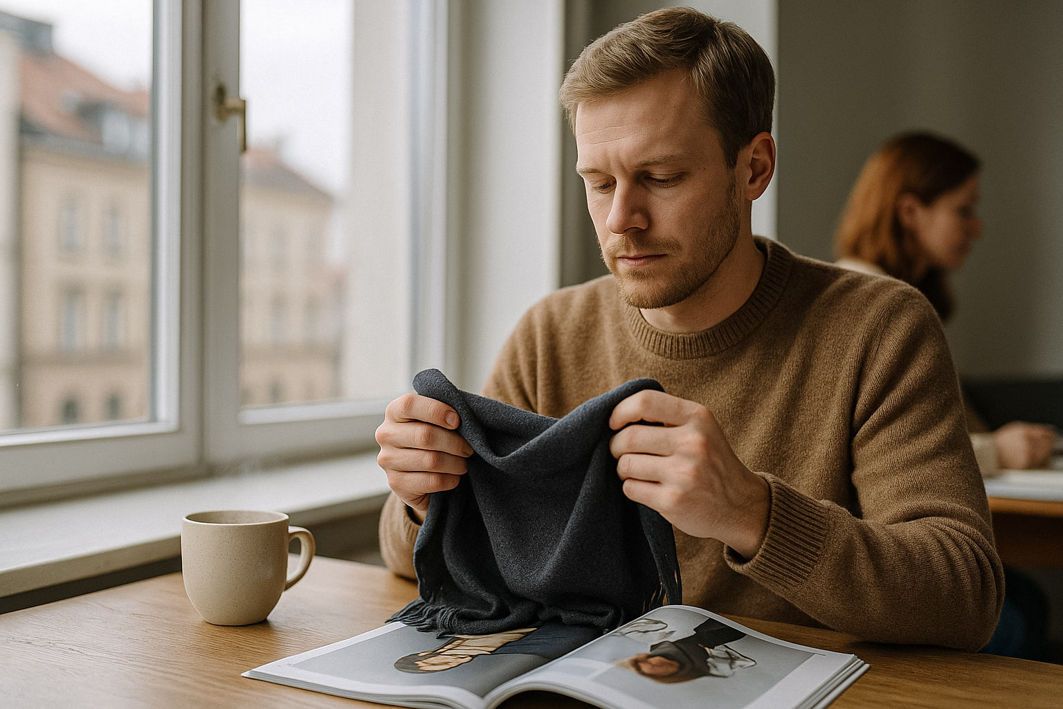 Elegancki szalik męski