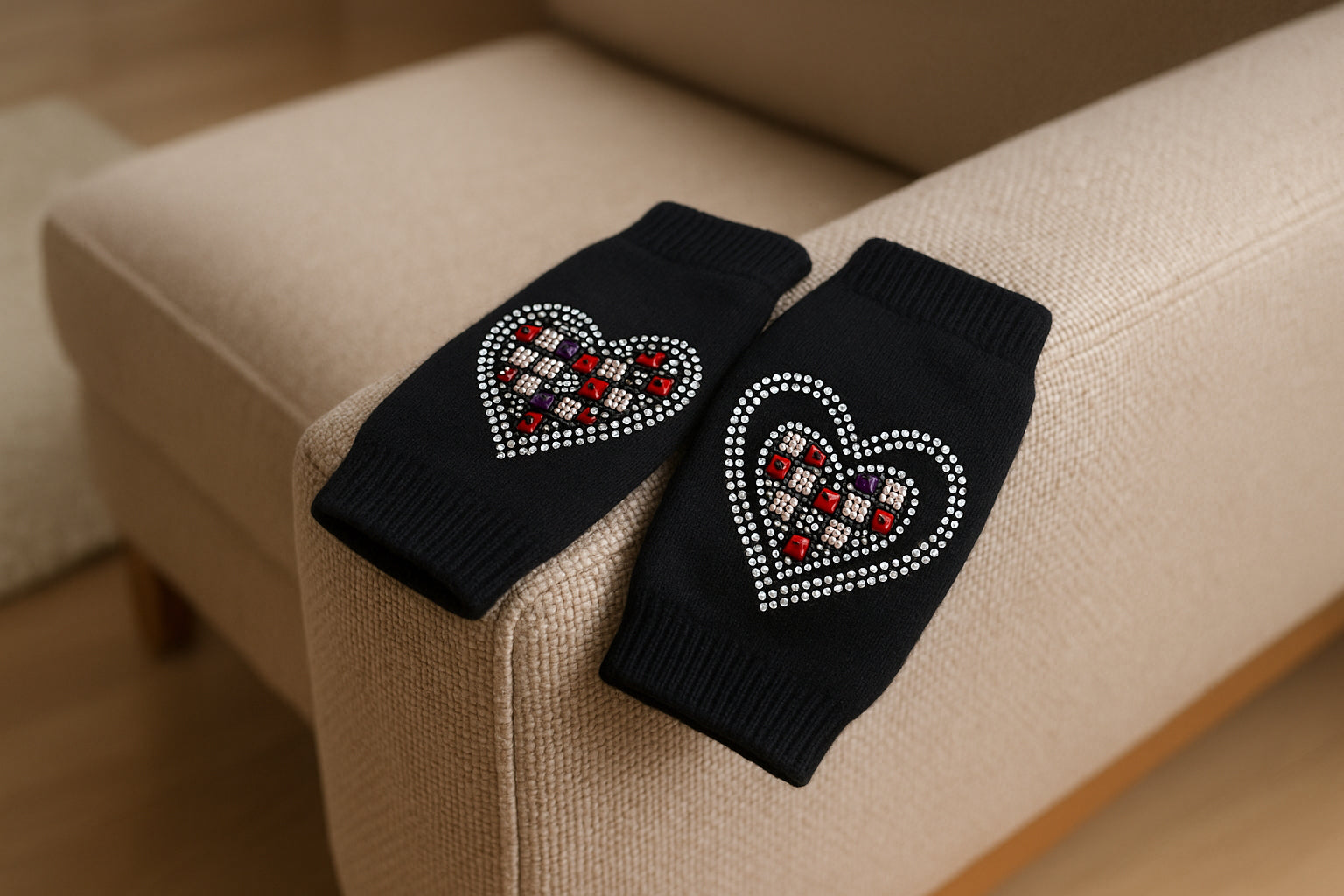 rękawiczki do połowy palców