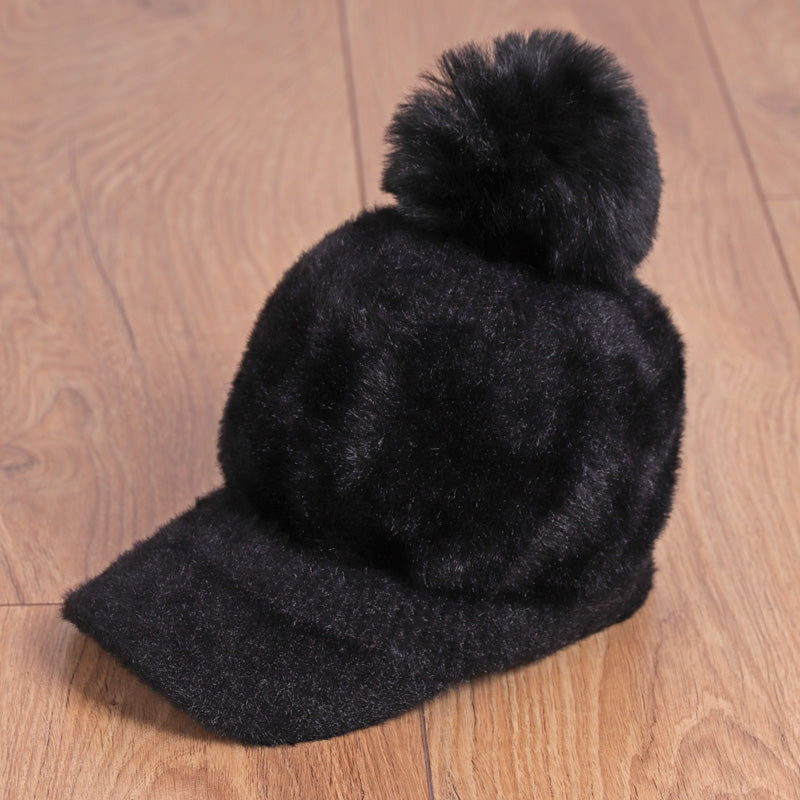 Czapka MIDNIGHT FLUFF BLACK