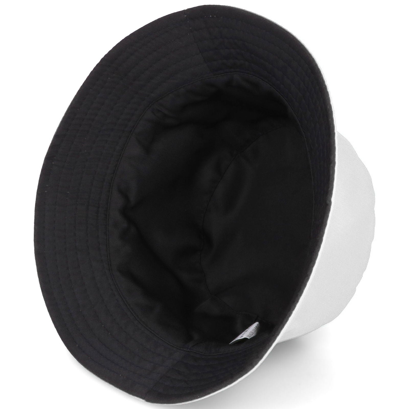 Kapelusz BUCKET HAT BLACK WHITE