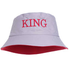 Kapelusz dwustronny KING GREY-RED