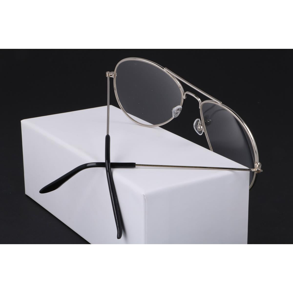 Okulary AVIATOR SILVER