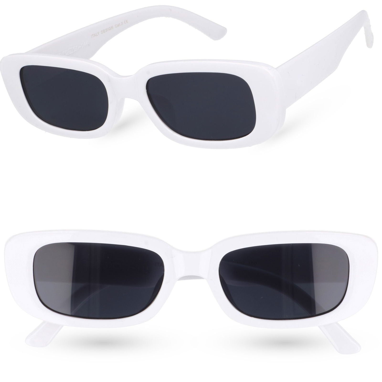 Okulary RETRO WHITE