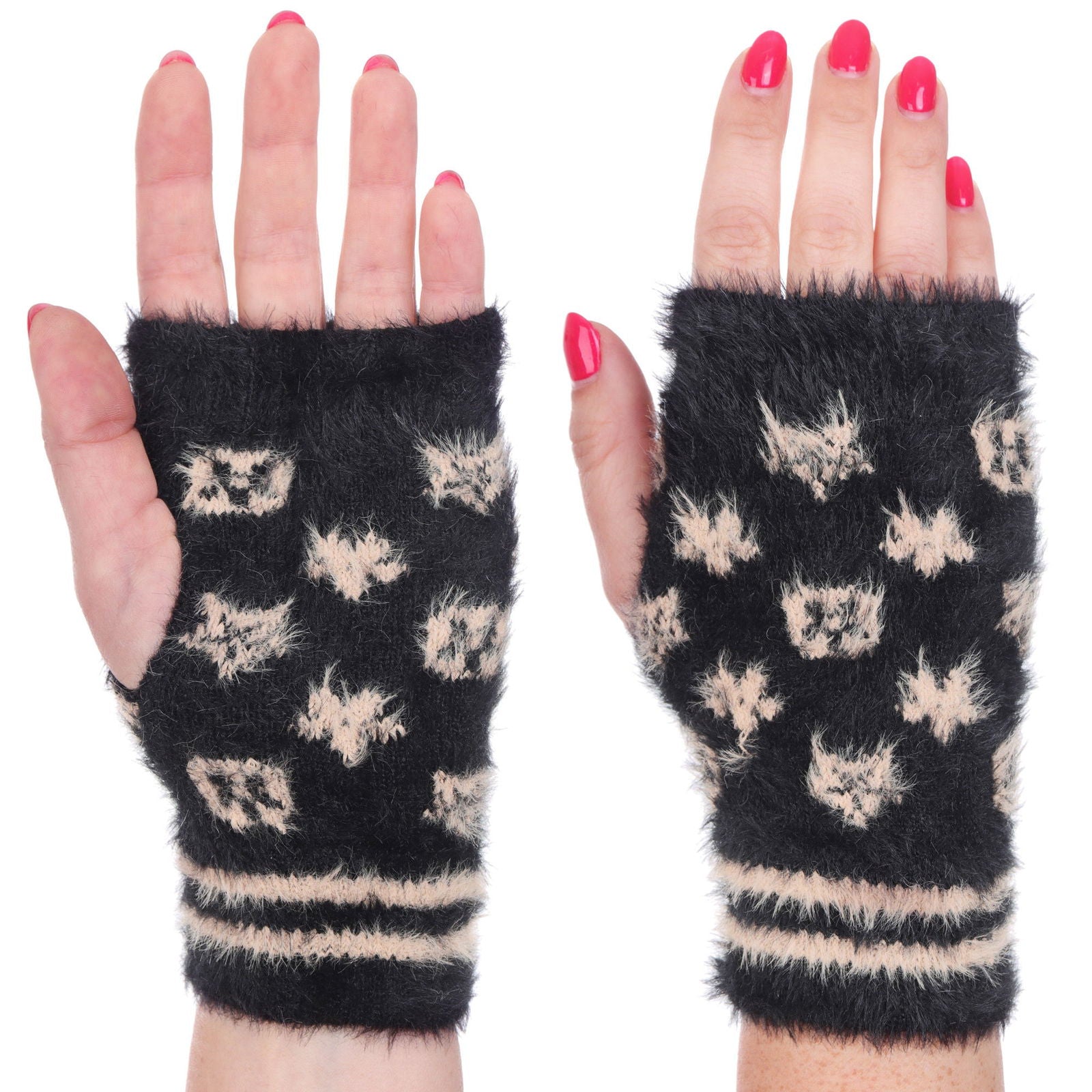 Rękawiczki ALPACA PATTERN MITTENS