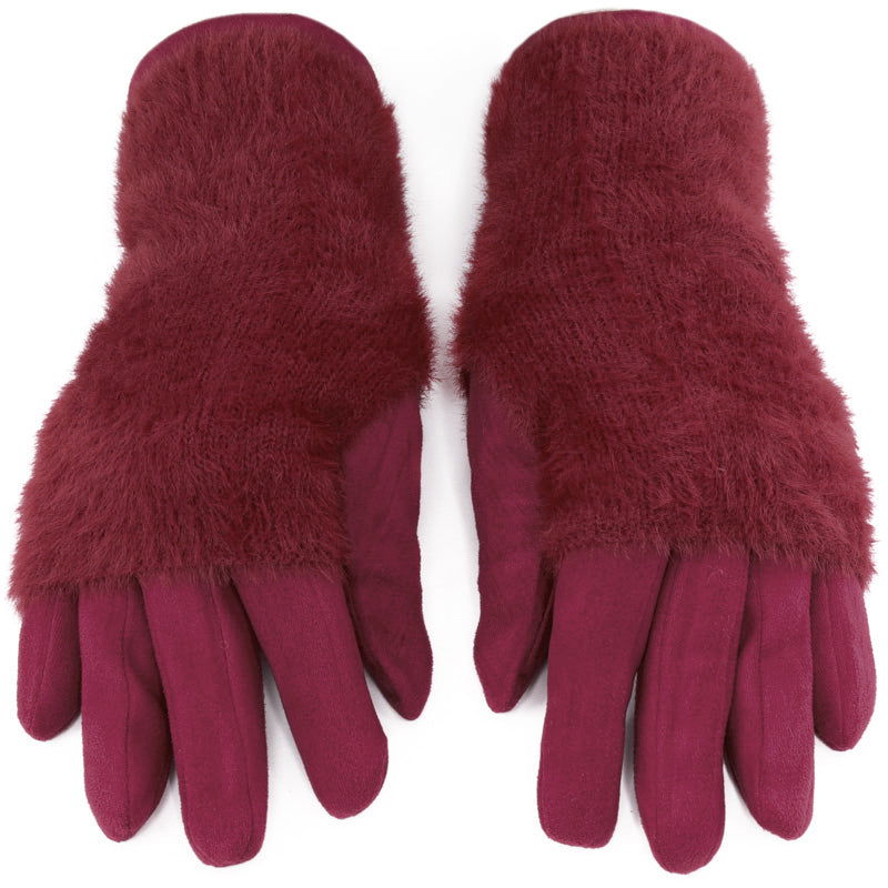 Rękawiczki COZY TOUCH BURGUNDY