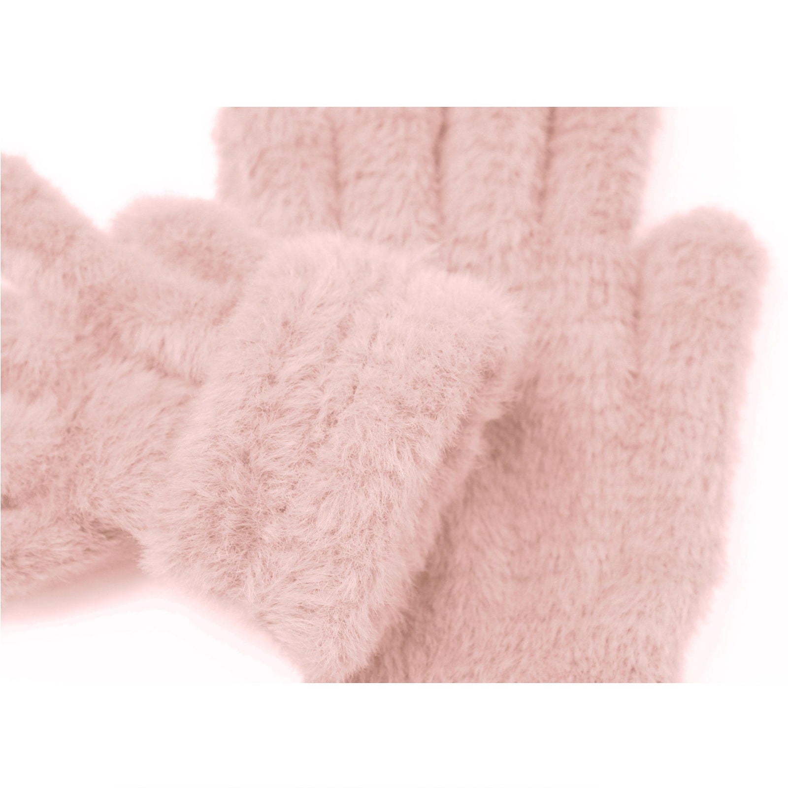 Rękawiczki PLUSH ALPACA BABY PINK