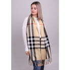 Szal BRITISH PLAID BEIGE