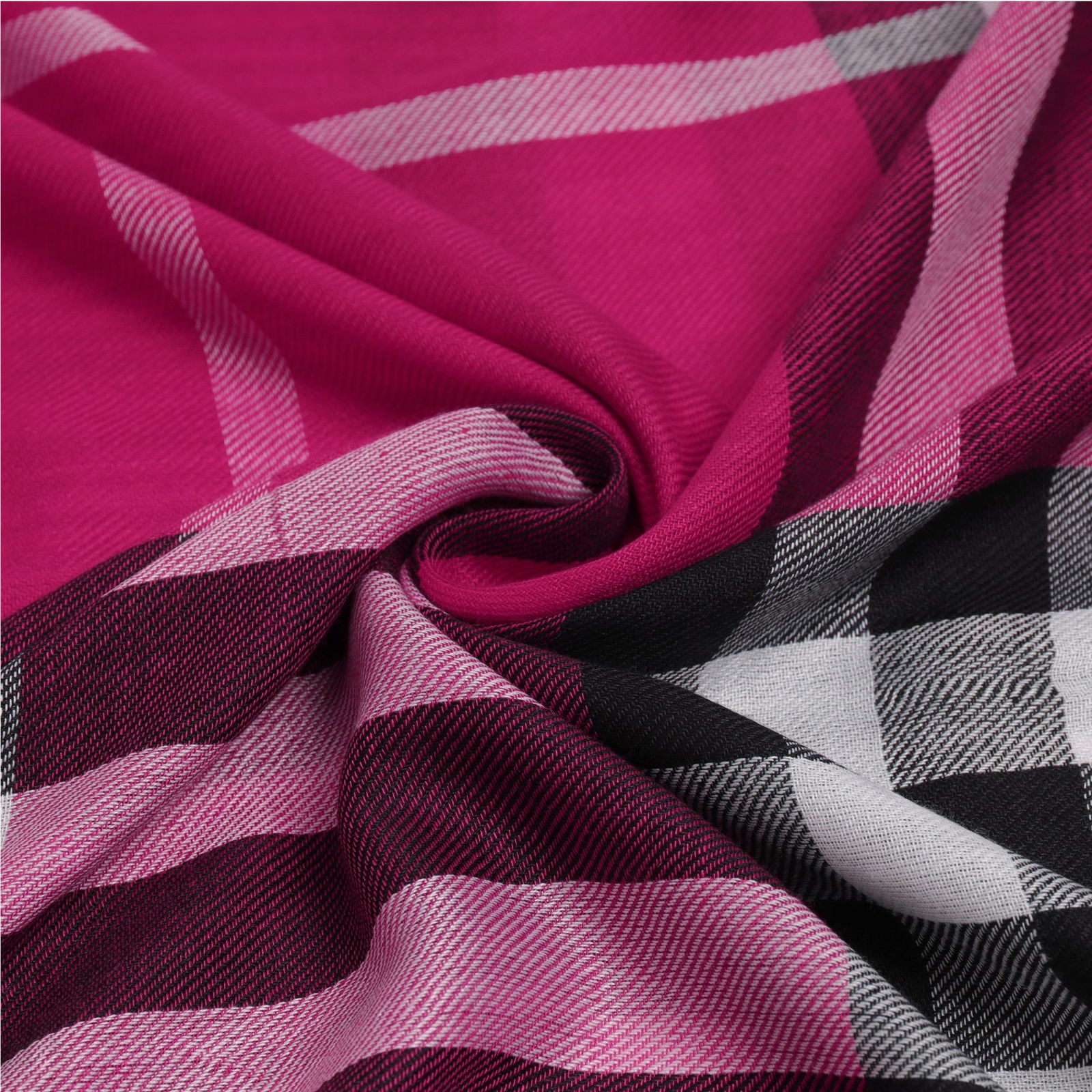 Szal BRITISH PLAID FUCHSIA