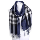 Szal BRITISH PLAID NAVY