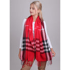 Szal BRITISH PLAID RED