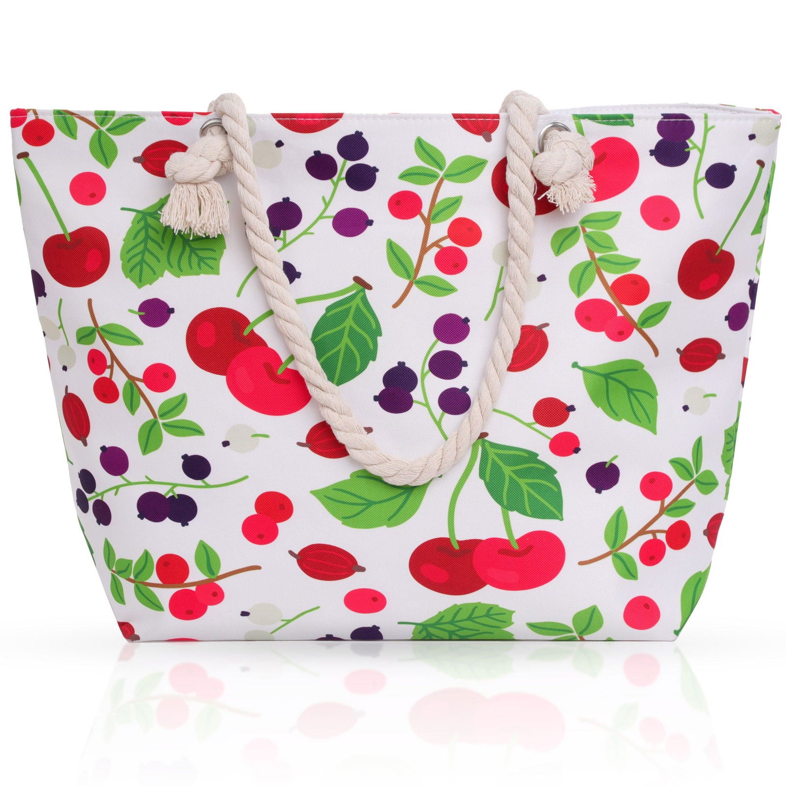 Torba BEACH TOTE CHERRIES