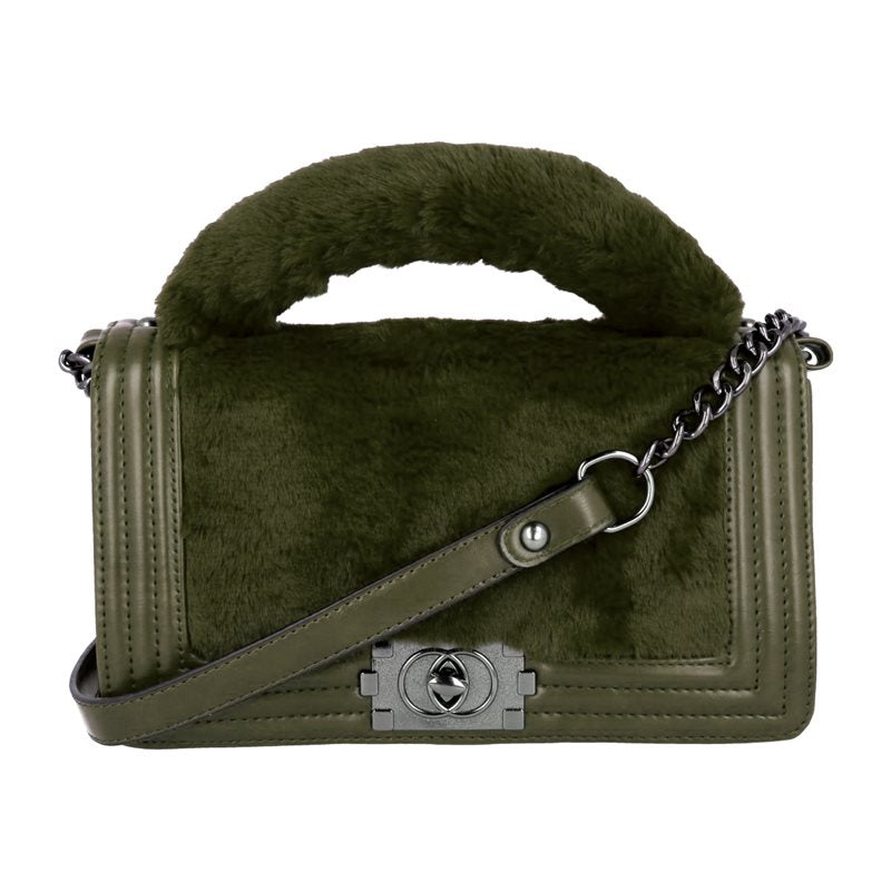 Torebka LUXURY FURRY CHANEL GREEN