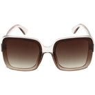 ALINE BR damskie brązowe okulary przeciwsłoneczne oversize MORAMO