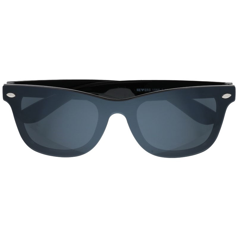 BENCE BLACK czarne okulary przeciwsłoneczne wayfarer unisex MORAMO