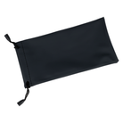 BLACK FABRIC czarne materiałowe etui na okulary MORAMO