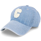 C-BLUE jeansowa niebieska czapka z daszkiem unisex MORAMO