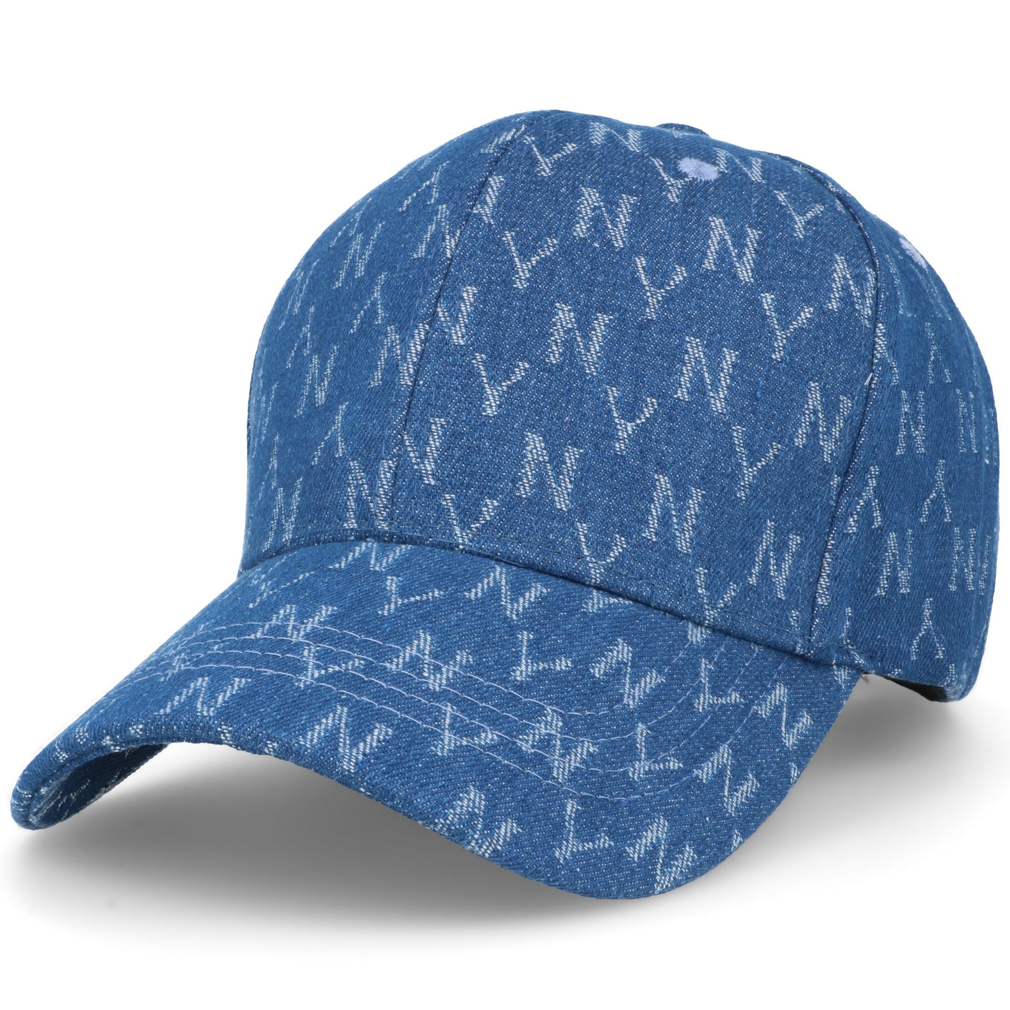 CAP BLUE niebieska bawełniana czapka z daszkiem MORAMO