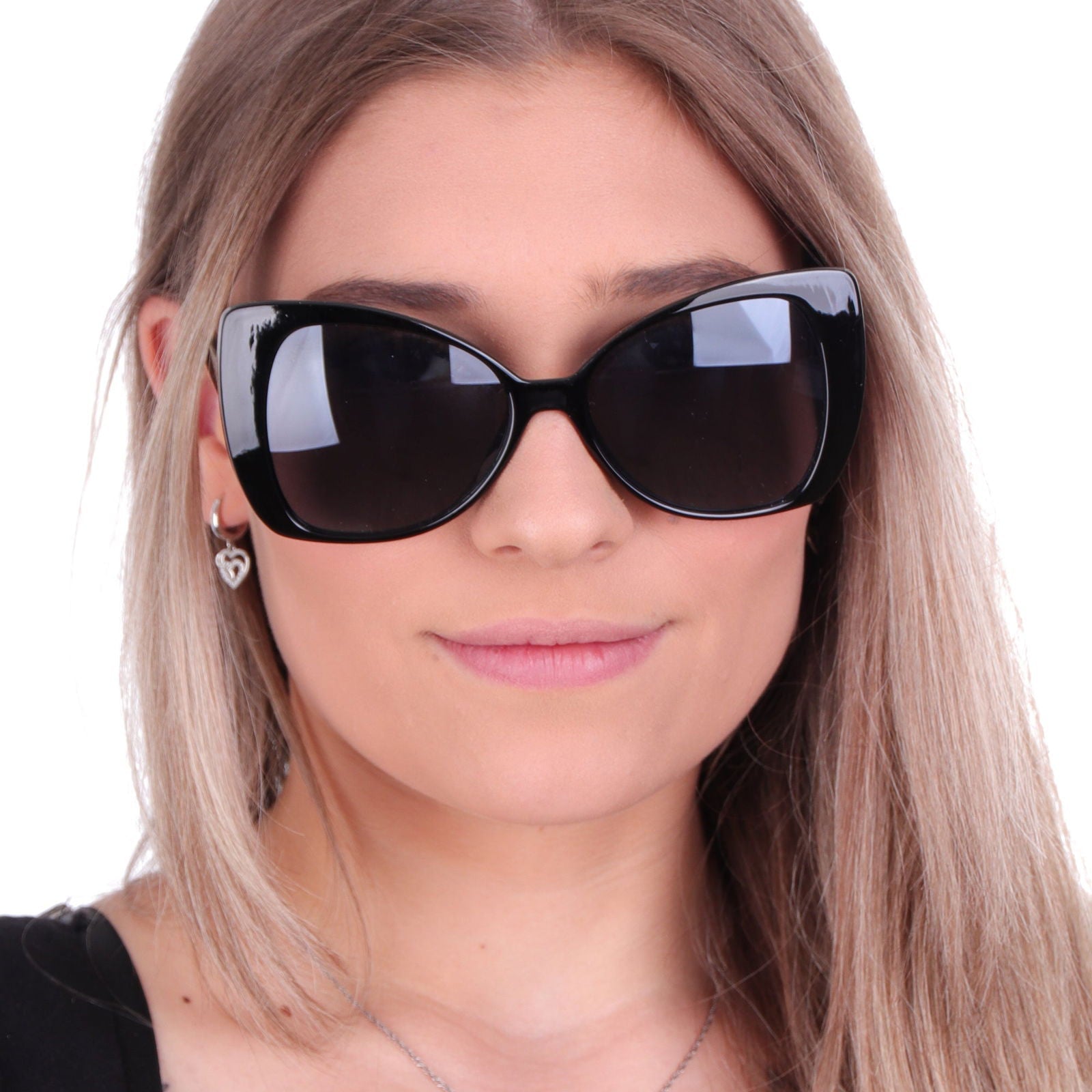 CAT GLAMOUR damskie okulary przeciwsłoneczne kocie oczy MORAMO