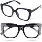 FELINE FANCY okulary damskie zerówki kocie oczy MORAMO