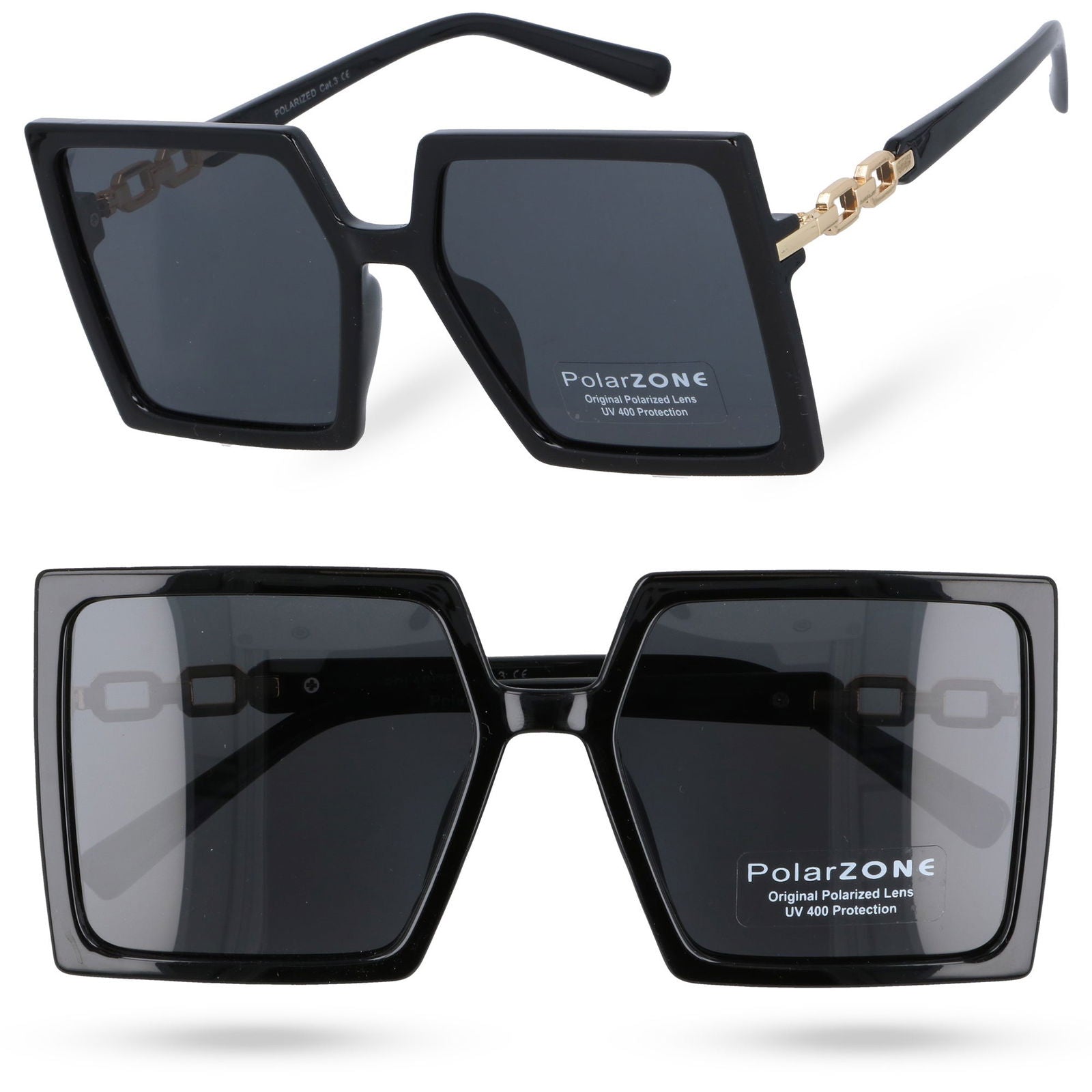 GLAMOUR GLASSES czarne damskie okulary przeciwsłoneczne MORAMO
