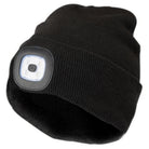 HEADLIGHT czarna czapka beanie led unisex MORAMO