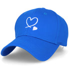 HEART KIDS niebieska czapka z daszkiem dla dzieci MORAMO