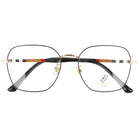 HELGE okulary do komputera blue light czarno-złote MORAMO