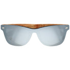 KESAR srebrne okulary przeciwsłoneczne bezramkowe unisex MORAMO
