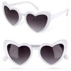 LAURENT WHITE damskie okulary przeciwsłoneczne serca MORAMO