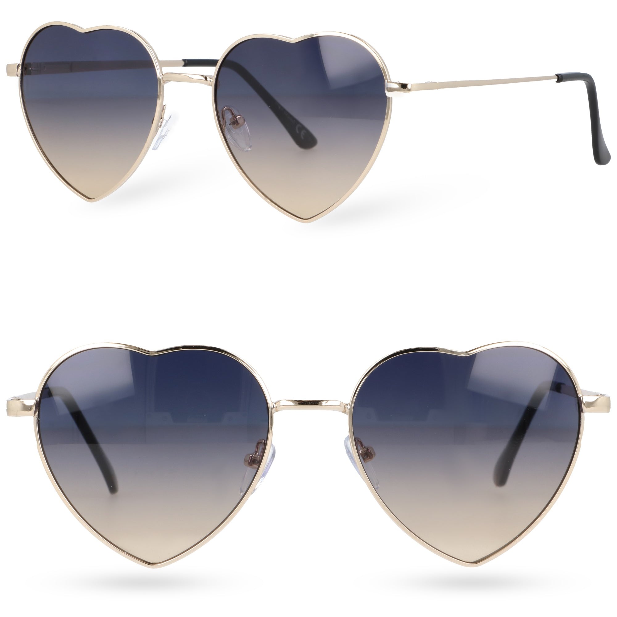 LOVE HEART NAVY damskie okulary przeciwsłoneczne serca MORAMO