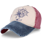 MARINE NAVY niebieska bawełniana czapka z daszkiem unisex MORAMO
