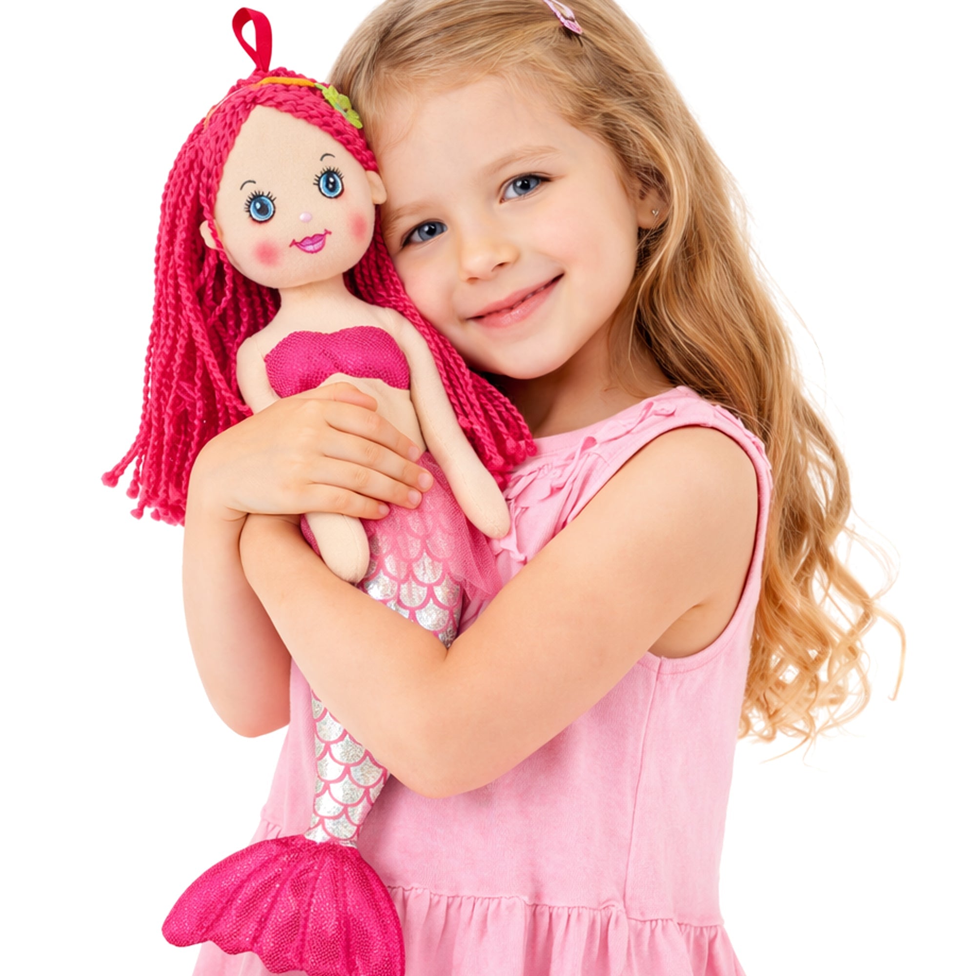 MIA lalka syrenka pluszowa 43cm z cekinami MORAMO