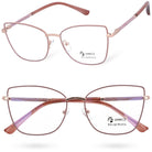 MIA MYSTIQUE brązowe okulary blue light antyrefleks MORAMO