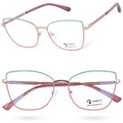 MIA MYSTIQUE damskie metalowe okulary antyrefleksyjne MORAMO