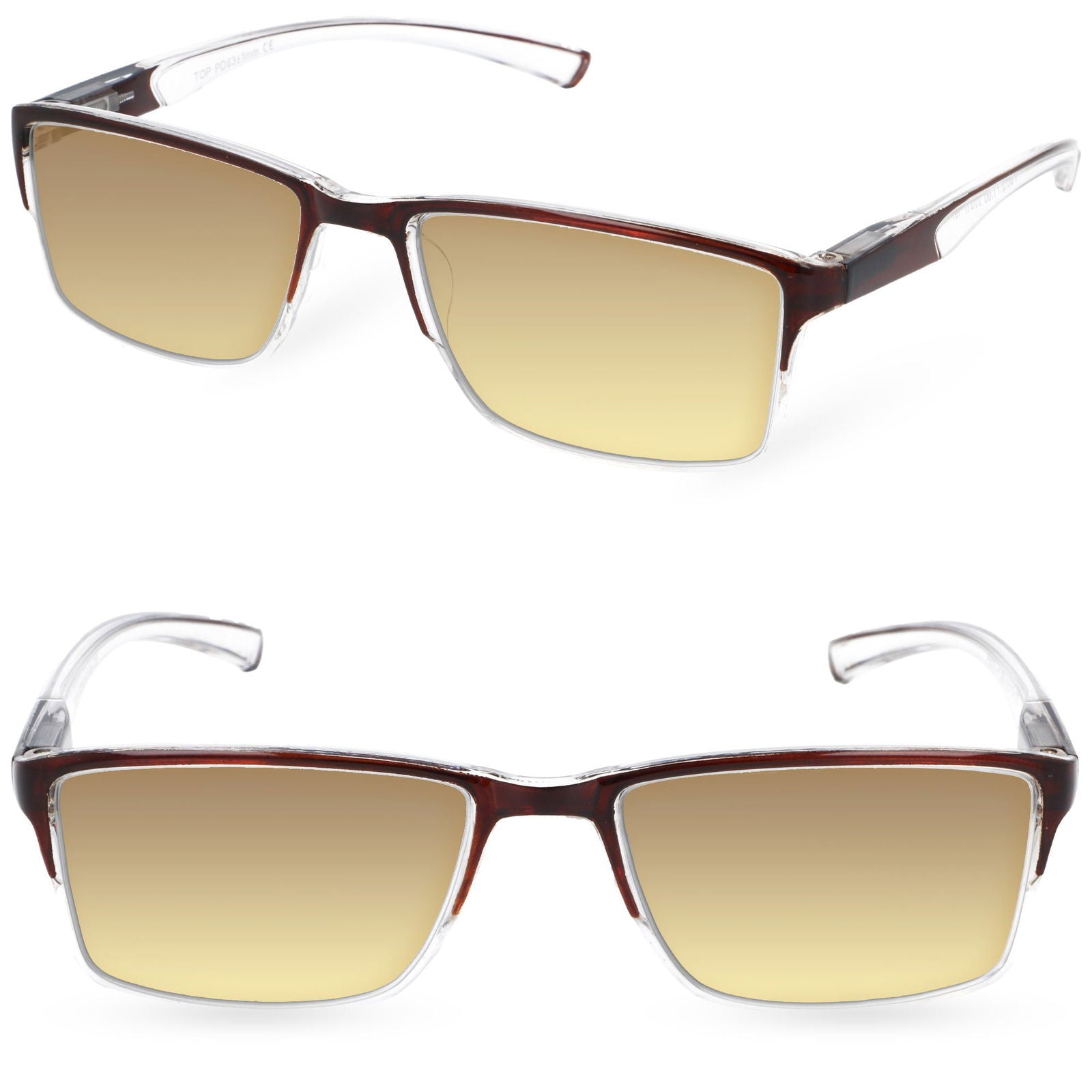 MODEL 5015 okulary korekcyjne fotochromowe brązowe unisex MORAMO